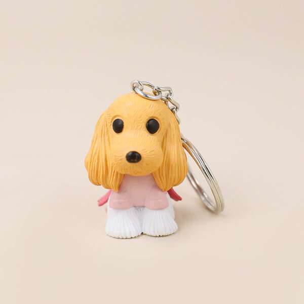 

Cartoon Dog Keychain, Multicolor