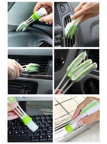 2pcs Car Air Conditioner Vent Brush - Green - View 6