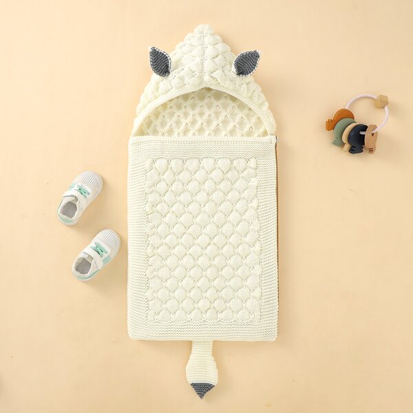 

Ear Design Baby Sleep Bag, White