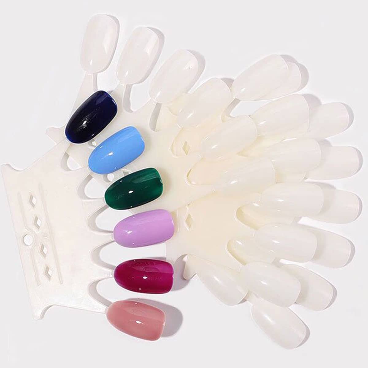 

10pcs False Nail Display Card, Beige