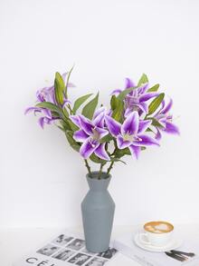 1 pieza lirio artificial - Morado - Ver 4