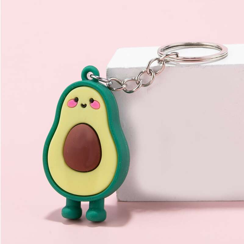 

Avocado Pendant Keychain, Green