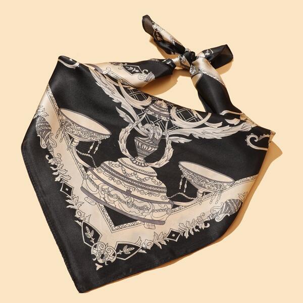 

Men Graphic Pattern Bandana, Multicolor