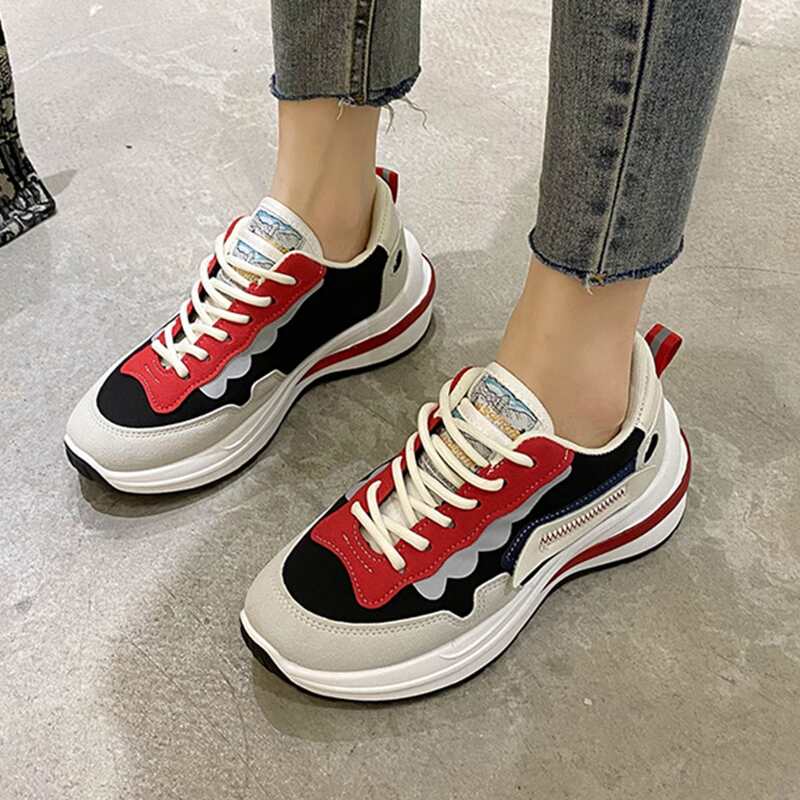 

Colorblock Sports Shoes, Black