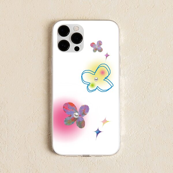 

Flower Painted Phone Case, Multicolor
