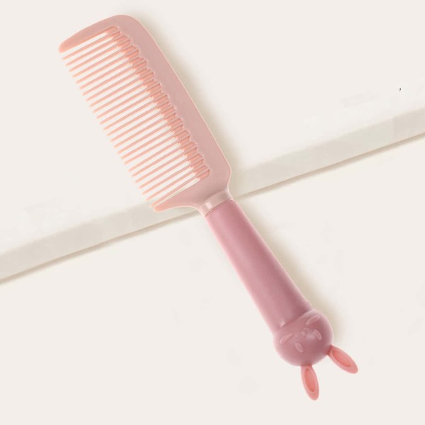 

Cartoon Rabbit Design Hair Comb, Dusty pink