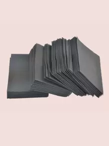 Bàn Đen Thảm Tay Thảm 20 Chiếc Giấy Vuông Chống Vết Bẩn Bàn Thảm Tay Thảm Unisex - màu đen - Xem 5