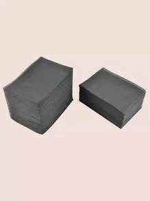 Bàn Đen Thảm Tay Thảm 20 Chiếc Giấy Vuông Chống Vết Bẩn Bàn Thảm Tay Thảm Unisex - màu đen - Xem 6