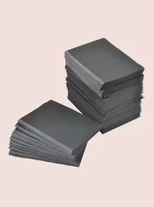 Bàn Đen Thảm Tay Thảm 20 Chiếc Giấy Vuông Chống Vết Bẩn Bàn Thảm Tay Thảm Unisex - màu đen - Xem 7