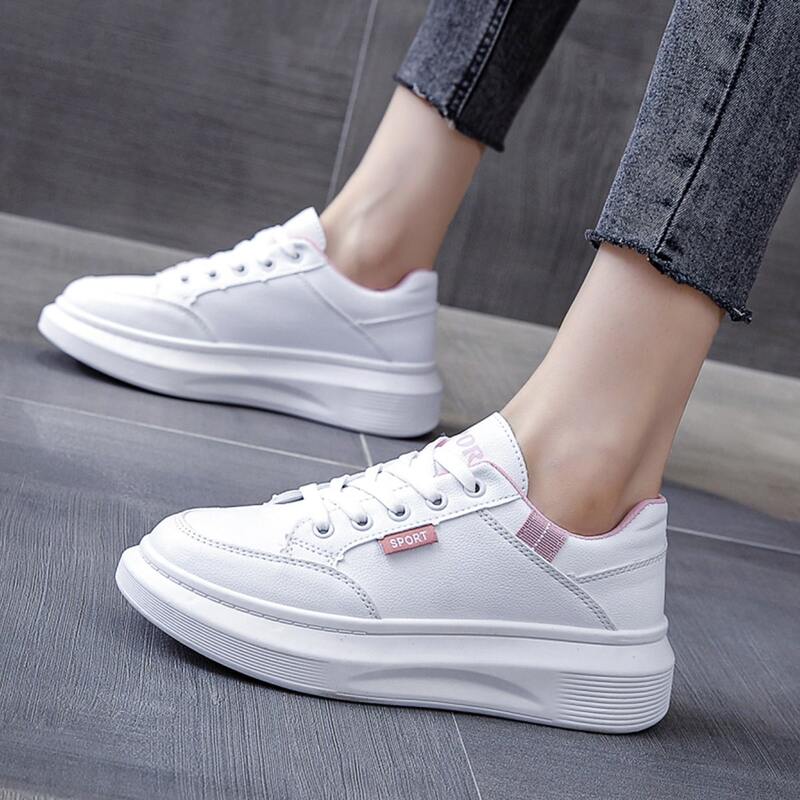 

Lace-up Front Sports Shoes, White