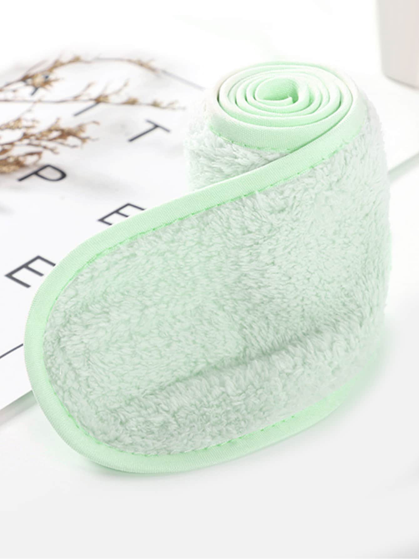 1pc Hook-and-loop Fastener Shower Headband - Multicolor - View 4