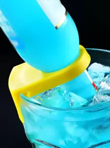 1pc Plain Bottle Buckle - Yellow - View 2