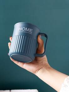 1pc Chữ cái Đồ họa Màu Ngẫu nhiên Cốc súc miệng - Nhiều màu - Xem 6