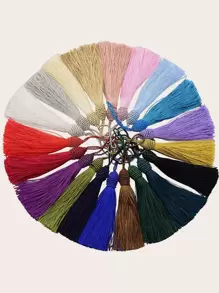 10入組隨機顏色DIY流蘇，流蘇飾品，流蘇吊墜，服裝配件 - 彩色 - 查看 1