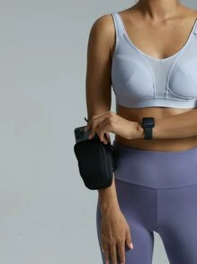 極簡臂袋帶耳機孔 - 黑色 - 查看 2