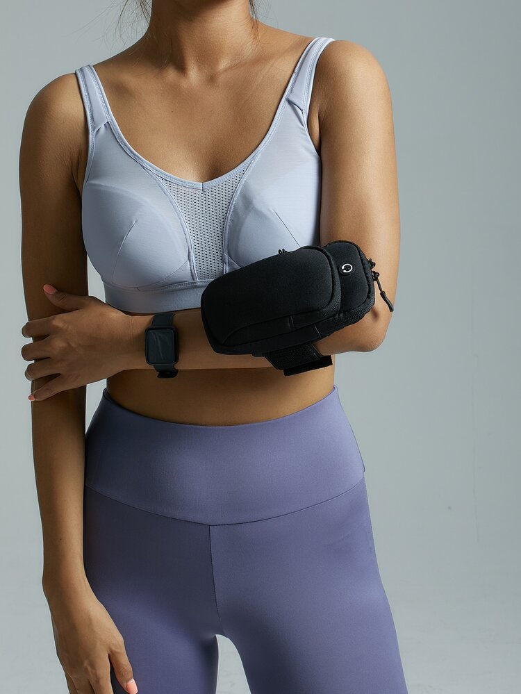 極簡臂袋帶耳機孔 - 黑色 - 查看 3