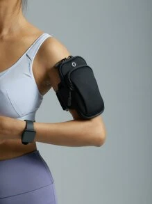 極簡臂袋帶耳機孔 - 黑色 - 查看 4