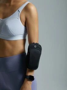 極簡臂袋帶耳機孔 - 黑色 - 查看 5