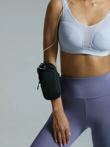 極簡臂袋帶耳機孔 - 黑色 - 查看 6