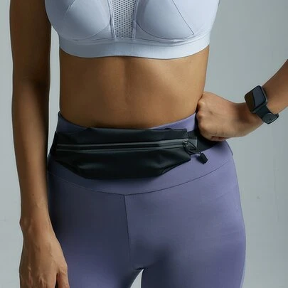 Reflective Detail Sweat-proof Waist Bag