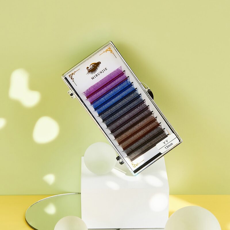 

1box Halloween Multicolor Fake Eyelashes