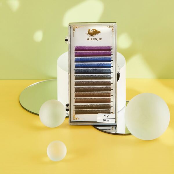 

1box Halloween Multicolor Fake Eyelashes
