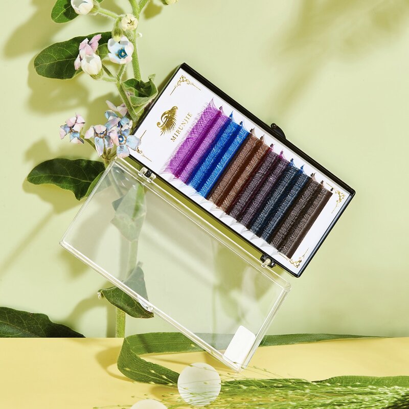 

1box Halloween Multicolor Fake Eyelashes