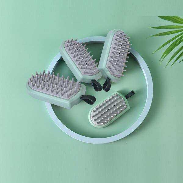 

1pc Two Tone Shampoo Massage Brush, Multicolor