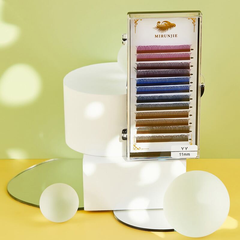 

1box Halloween Multicolor Fake Eyelashes