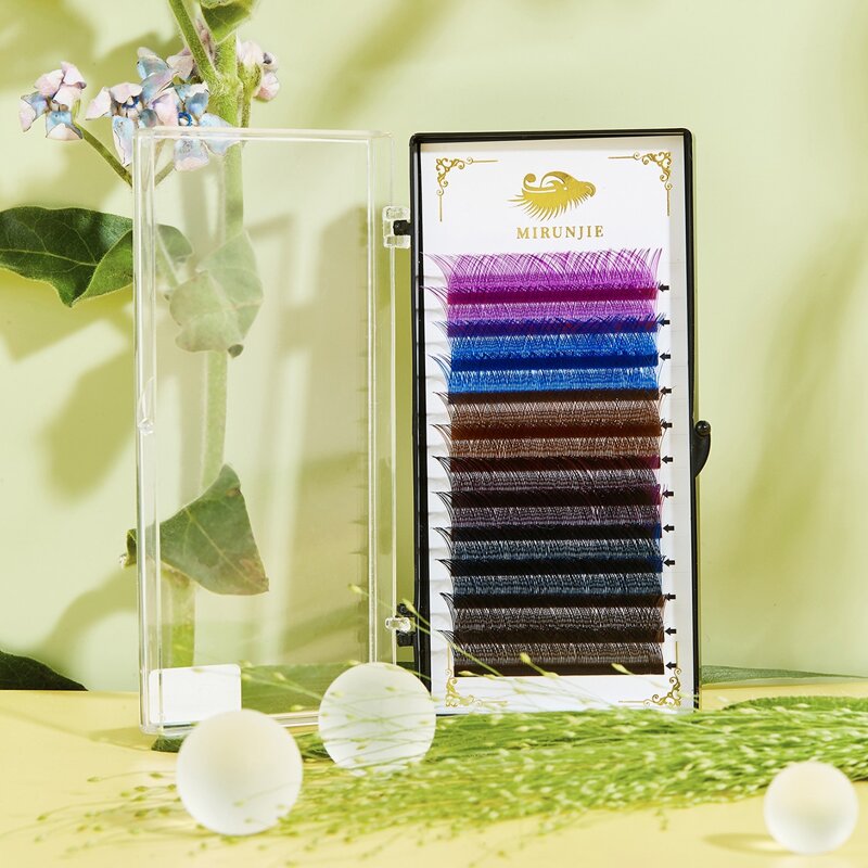 

1box Halloween Multicolor Fake Eyelashes