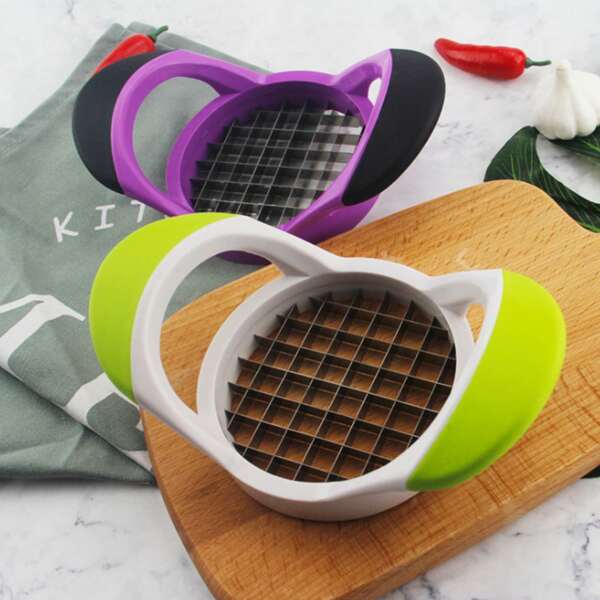 

1pc Random Color Potato Cutter, Multicolor