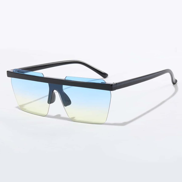 

Men Tinted Lens Sunglasses, Baby blue