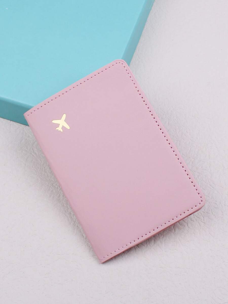 Funda Para Pasaporte Pu Hombre Mujer Porta Pasaporte De Viaje Con Tarjetero De Crédito Funda Protectora Para Billetera Funda Para Pasaporte Cartera Para Pasaporte Útiles Escolares Material Escolar Para La Escuela Para Estudiantes Bolsa Para Pasaporte Bolsa Para Pasaporte Para Vuelo Para Regreso A La Escuela Para Hombres Y Mujeres Artículos Esenciales De Viaje Accesorios De Viaje Accesorios De Vacaciones Para Temporada De Vacaciones - Rosa - Ver 1