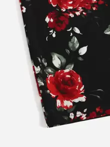 SHEIN Clasi Floral Print Pencil Skirt