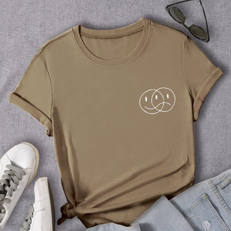 

Graphic Print Tee, Khaki