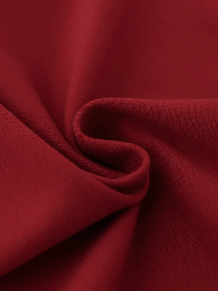 SHEIN Sudadera Con Eslogan Y Gráfico Para Chico Joven - Burdeos - Añade 3