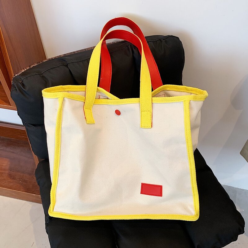 

Minimalist Tote Bag, Yellow