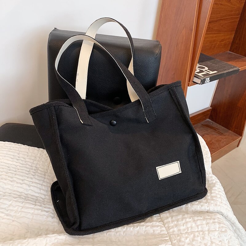 

Minimalist Tote Bag, Black