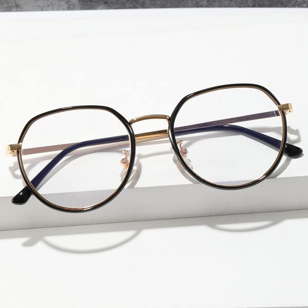 

Geometric Frame Anti-Blue Light Eyeglasses