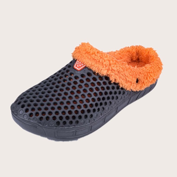 

Men Hollow Out Home Slippers, Grey