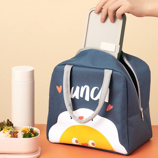 

1pc Cartoon Graphic Random Lunch Bag, Multicolor