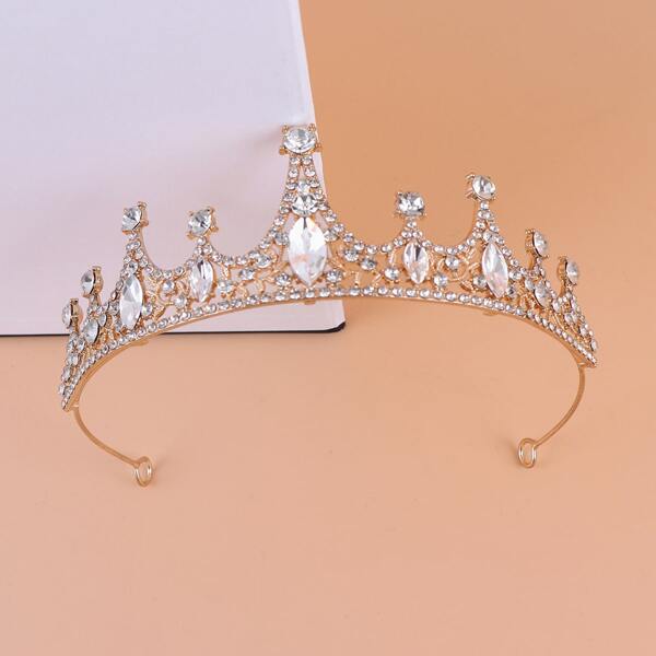 

Rhinestone Decor Headband, Gold