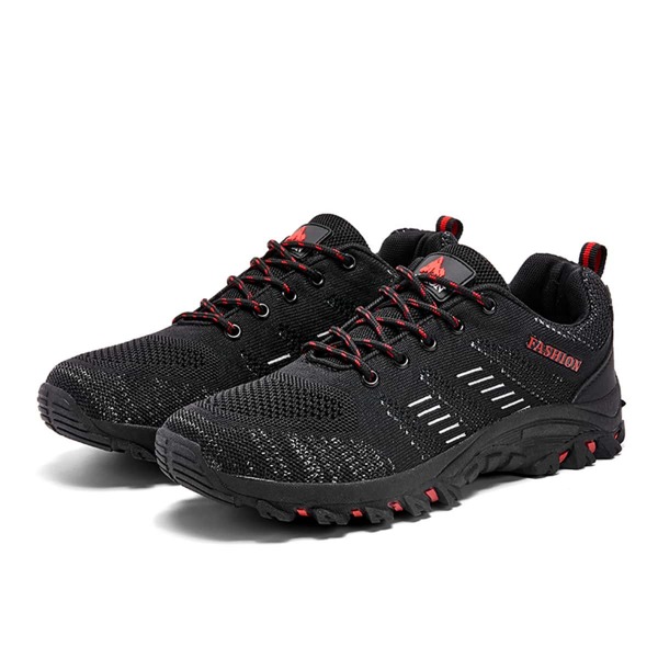 

Men Lace Up Front Sports Shoes, Black