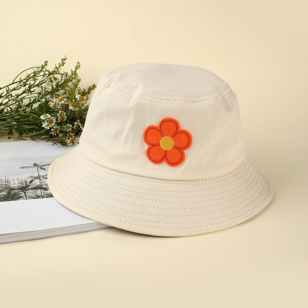 

Flower Patch Bucket Hat, Beige