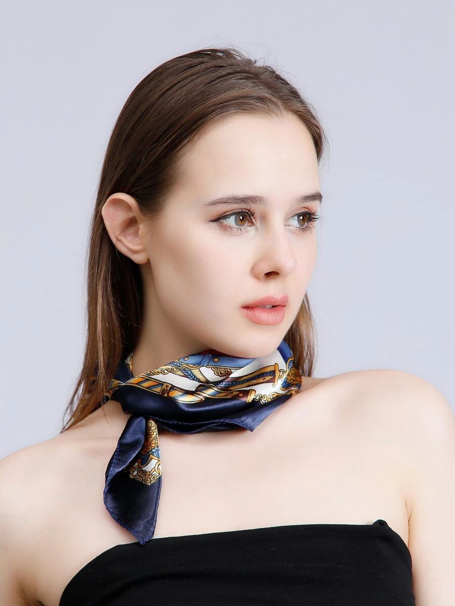 Chain Print Bandana - Multicolor - View 1