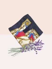 Chain Print Bandana - Multicolor - View 3