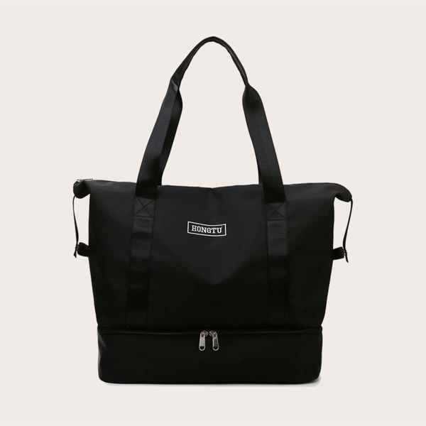 

Men Large Capacity Tote Bag, Black