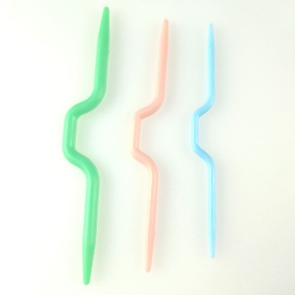 

3pcs Random Color Crochet Hook, Multicolor