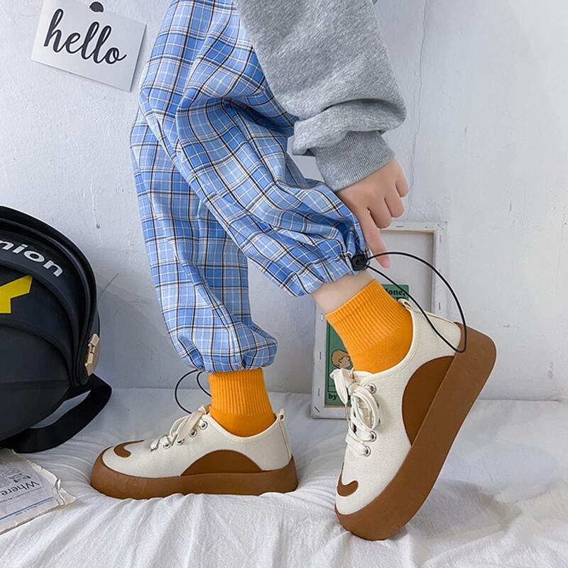 

Lace Up Front Canvas Shoes, Khaki