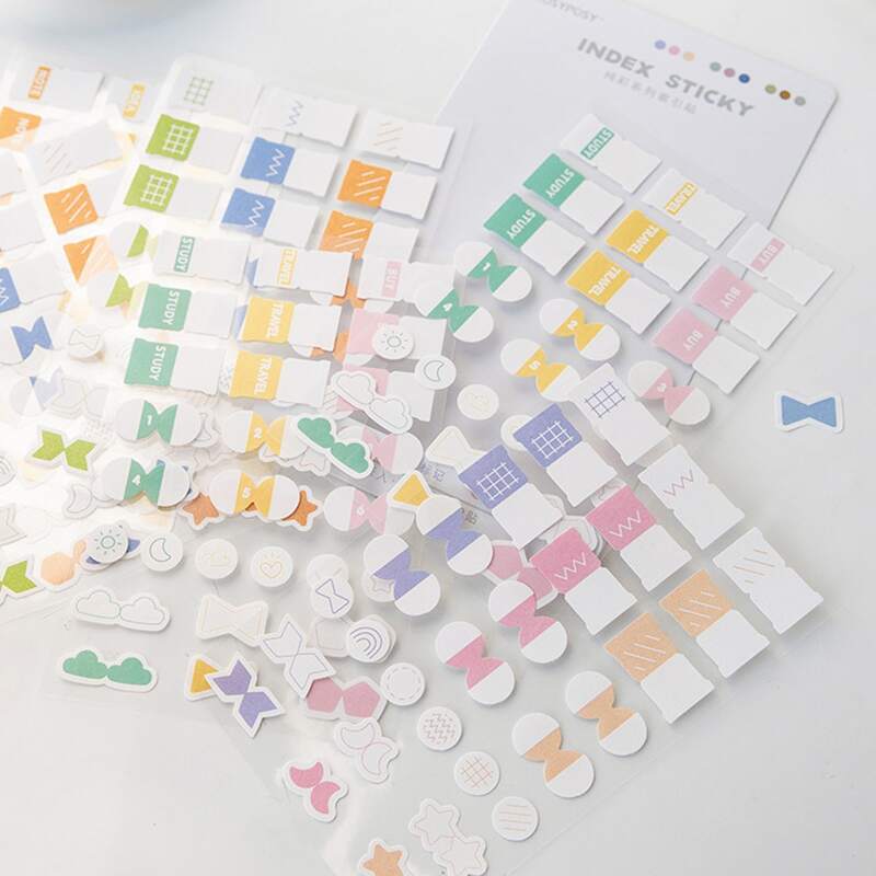 

1pc Random Color Index Sticky, Multicolor